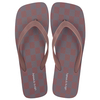 Printed square head seaside flip-flops a new product 