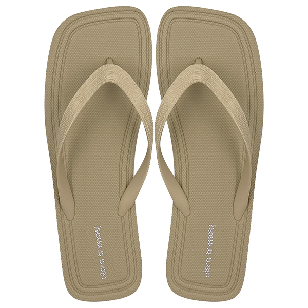 Summer new square head flip-flops flat sandals for children